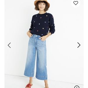 Maxwell wide legged cropped petite 26 denim